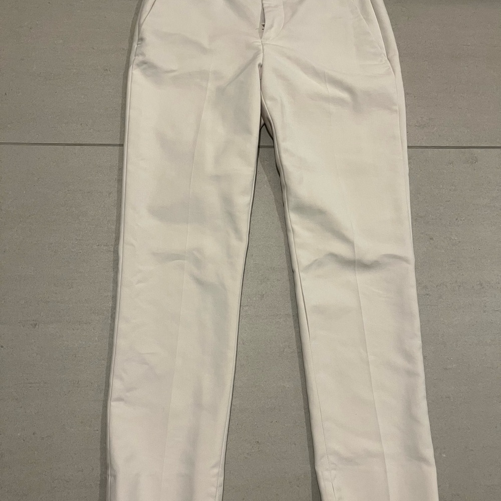 Zara Cream Striped Trousers